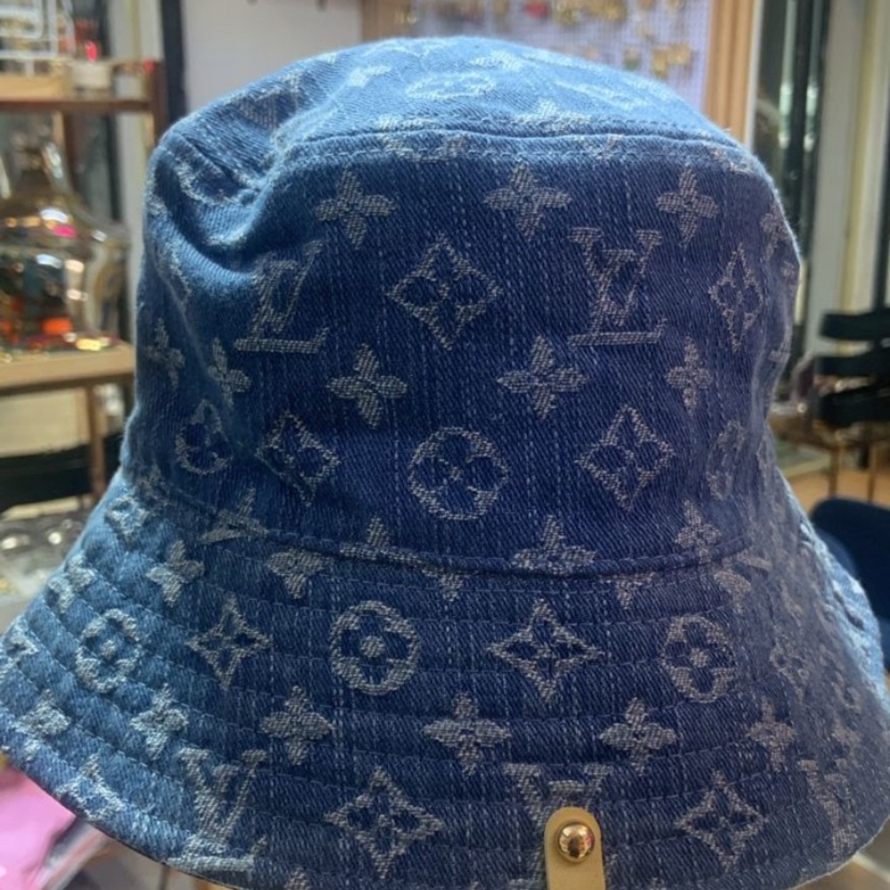 Navy reversible,
Monogram Hat - Picture 9 of 11